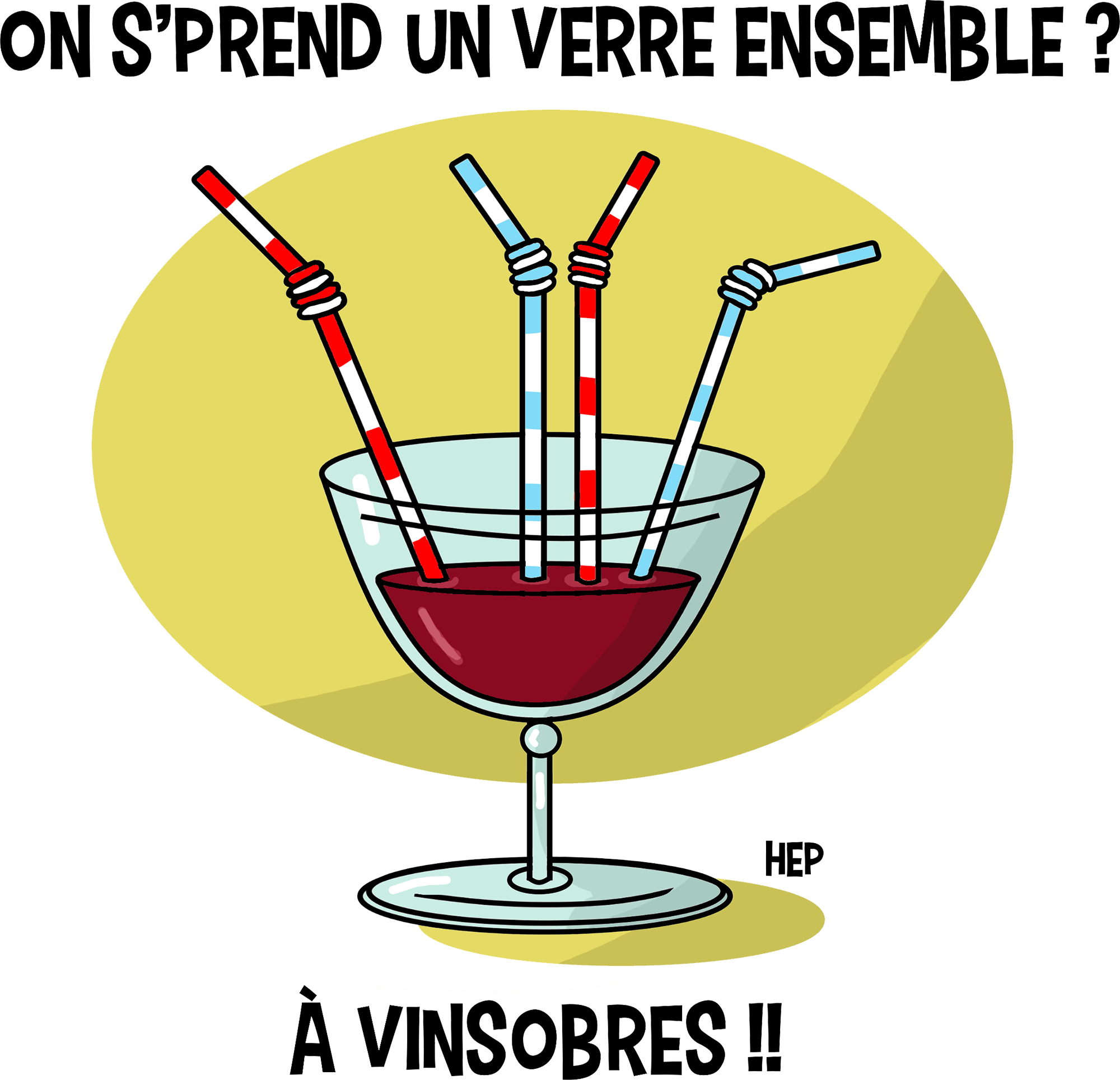 Illustration de la Commune de VINSOBRES par HEP