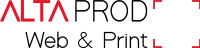 Logo de l'agence de communication ALTAprod à Aurillac dans le Cantal, spécialisée dans la création, refonte de sites internet, référencement et gestion des réseaux sociaux