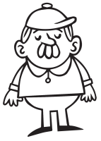 Personnage d'illustration du livre Quels drôles de noms ces villages ! Almanach des communes françaises aux noms burlesques, pittoresques et chantants