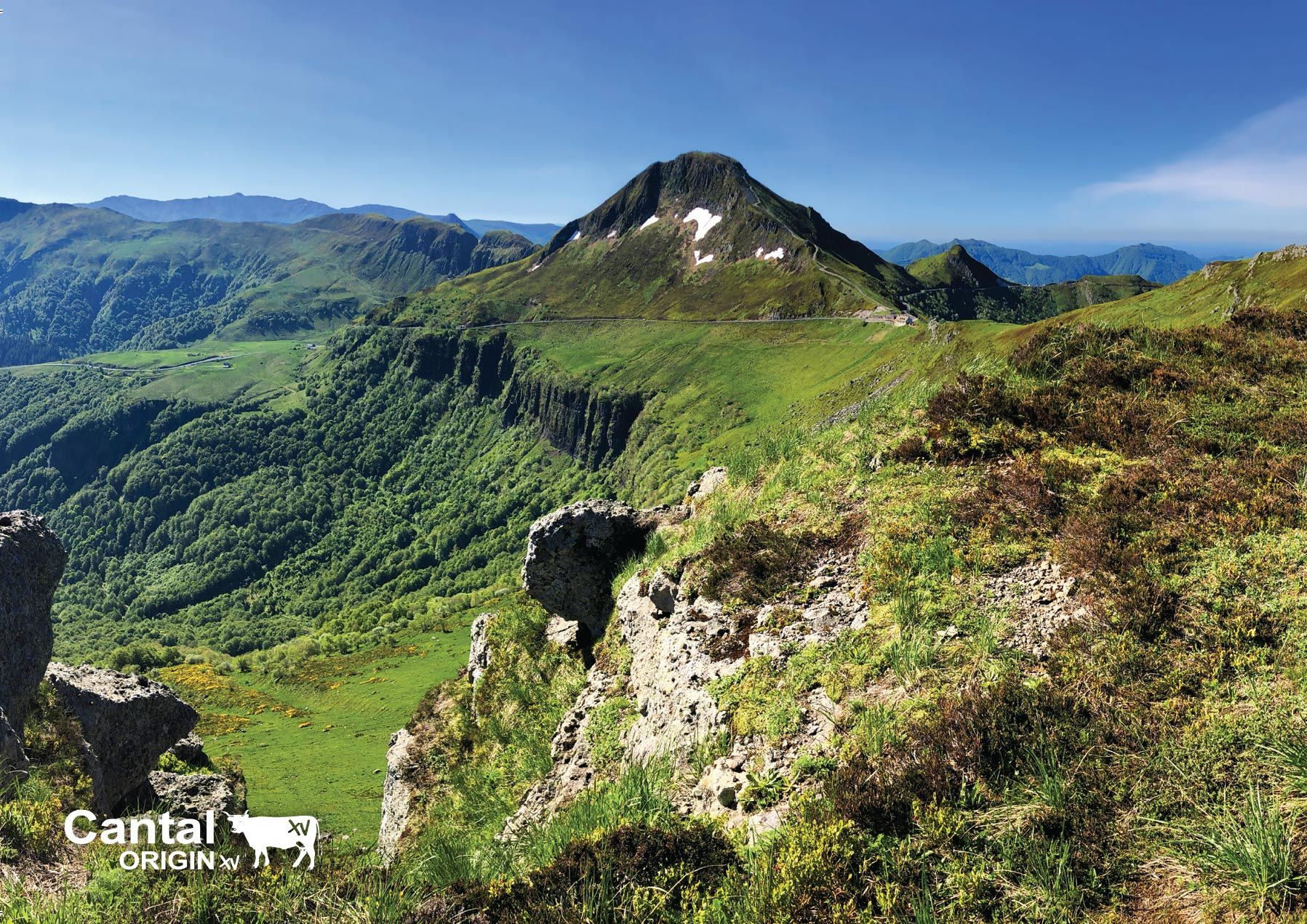 Carte postale Cantal Origin XV - une marque identitaire de promotion du Département du Cantal par ALTAprod et ANCOOR